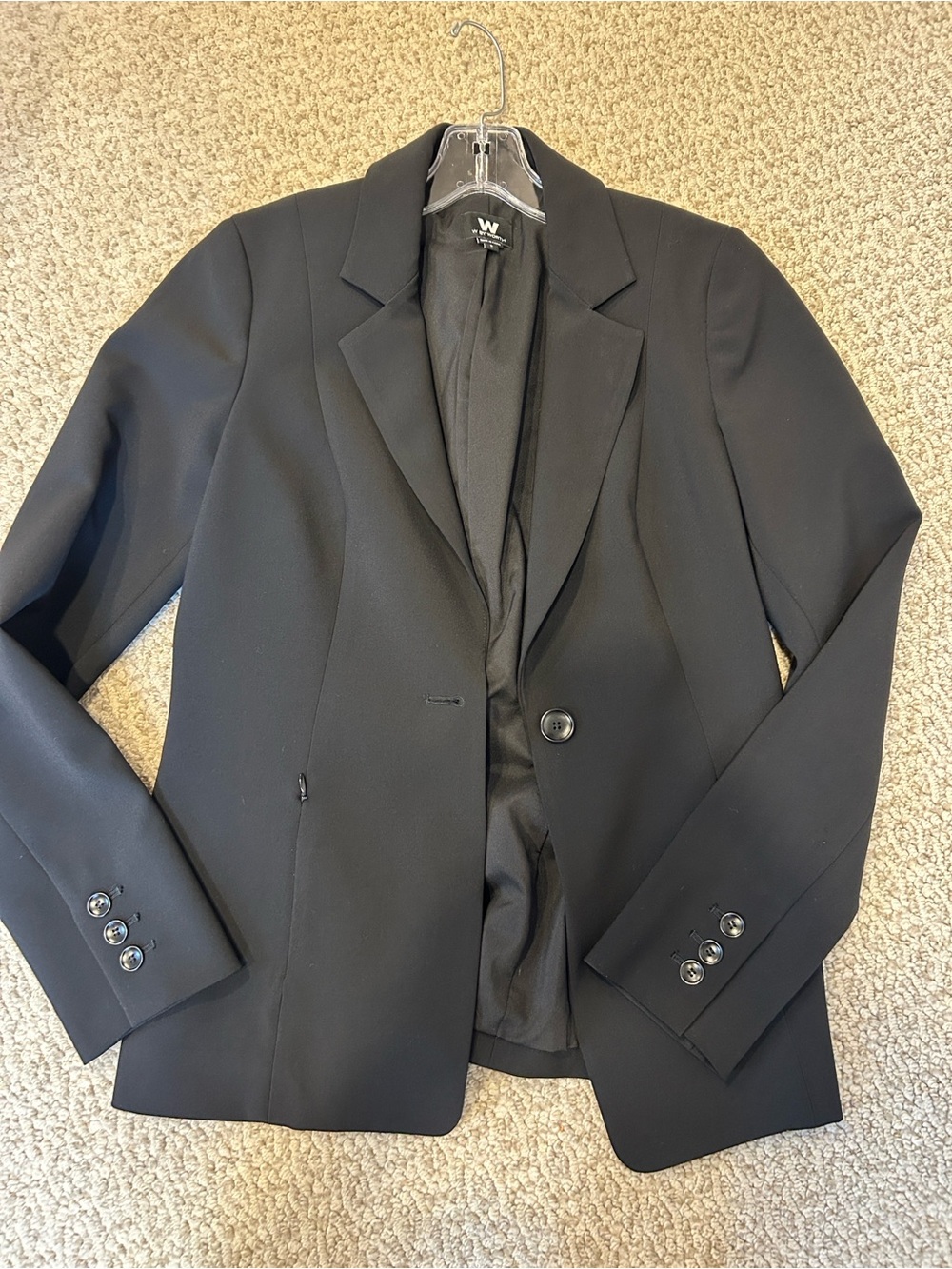 W by Worth Black Tailored Women's Blazer